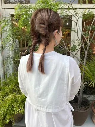 カラー iru所属・mi kiのヘアスタイル