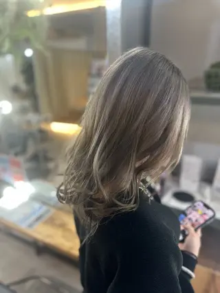 ミディアム カラー 溜 一太のヘアスタイル