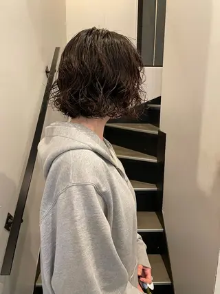 ショート パーマ ボブ／パーマ指名 No. 1🍃れんとのヘアスタイル