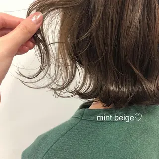 ミディアム カラー GLROW haruhiのヘアスタイル