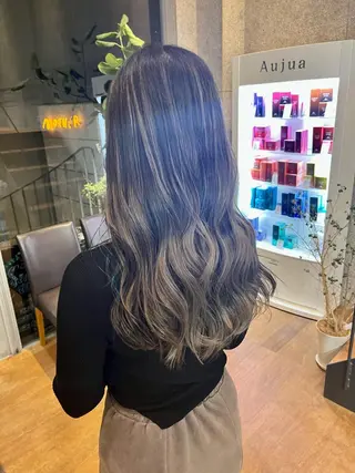 ロング カラー うるツヤハイトーン✨ /西川郁巳のヘアスタイル