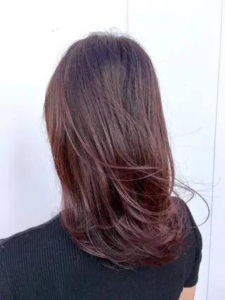 ミディアム カラー THREE所属・THREE 関根大のヘアスタイル