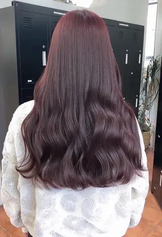 セミロング カラー 透明感ハイトーン ×パーマ/mikuのヘアスタイル
