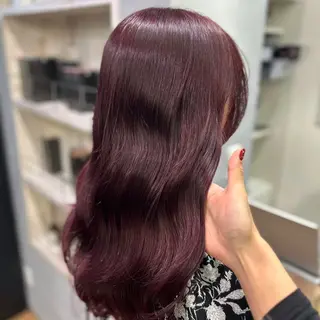 ロング カラー 🎀ときの/髪質改善 透けッ暖色カラー🪞のヘアスタイル