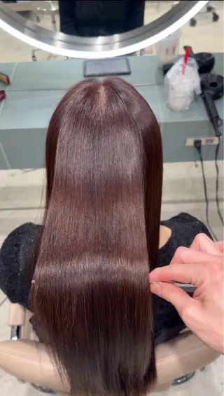 ミディアム ✨髪質改善 縮毛矯正 艶髪 立川 コウキ✨のヘアスタイル