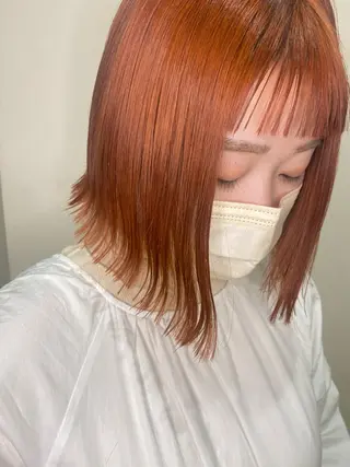 ショート カラー ハイトーンカラー🍑 心斎橋のヘアスタイル