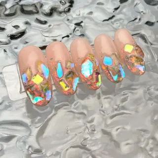 ミディアム ネイル 下妻市ﾈｲﾙｻﾛﾝ M_styleのネイルデザイン