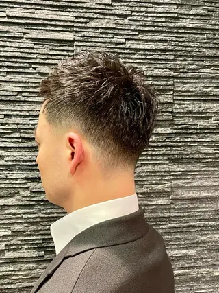 ショート メンズ プレミアムバーバー赤坂所属・野川 純麗のヘアスタイル