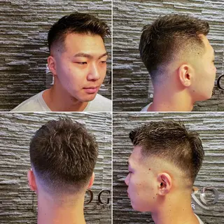ショート パーマ BroTokyo 有楽町アシスタントのヘアスタイル