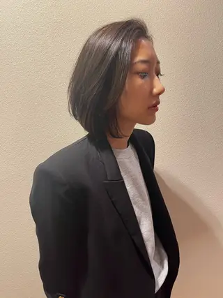 ショート カラー 髪質改善カラー ケアブリーチ/タムのヘアスタイル