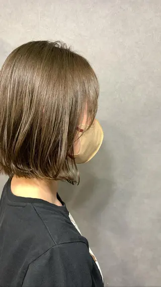 ミディアム カラー chouette/ 根本優希のヘアスタイル