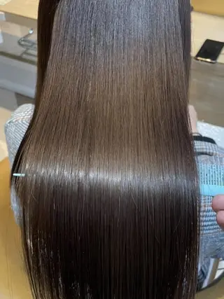 ロング ダメージレス縮毛矯正 髪質改善【美冴】のヘアスタイル