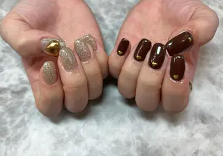 ネイル ネイルリボン 受付スタッフのマツエク・マツパデザイン