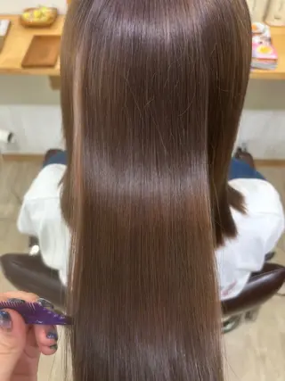 ミディアム カラー 安成夏音 モデル募集中のヘアスタイル