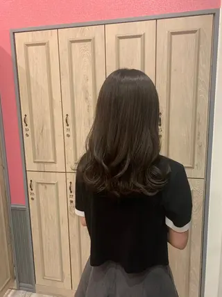 ミディアム 梅田美容室 山本 歩夢のヘアスタイル