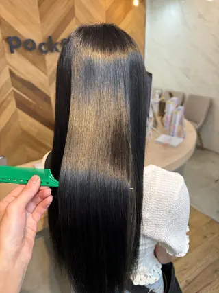 ロング カラー Pocket仙台 💚モエリのヘアスタイル