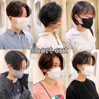 ショート ショート/ボブ/ 艶カラー/ヒナタ🌻のヘアスタイル