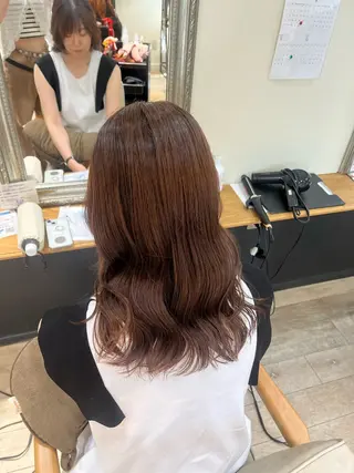 ミディアム みゆ/カラー モデル募集中🎀🤍のヘアスタイル