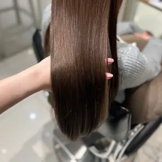 カラー ︎︎🌟韓国艶カラー ︎🌟璃奈 (リナ)のヘアスタイル