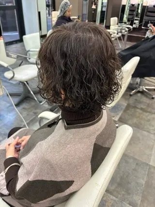 ショート パーマ ambiente所属・勝海 絢音のヘアスタイル