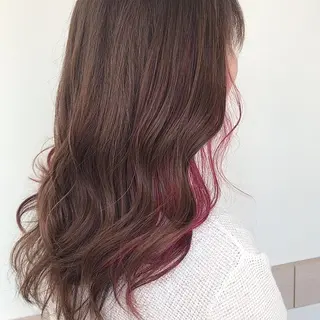 ロング カラー 顔まわり‎🤍小顔 カット🤍みさきのヘアスタイル