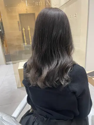ミディアム カラー 艶髪専門美容師 梅村晋平のヘアスタイル