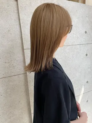 ミディアム ⭐️透け感カラー /齊藤容史⭐️のヘアスタイル