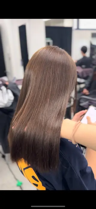 セミロング カラー 🎀愛されgirly ヘア🫧Ayakaのヘアスタイル