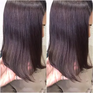 ミディアム カラー 全席個室　暖色カラー Zina松園優香🌸のヘアスタイル