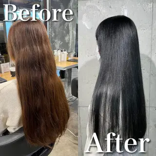 ロング カラー パーマ 💎髪質改善縮毛矯正 SHU💎のヘアスタイル