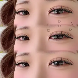 マツエク・マツパ 🦢amii. 鷲田のマツエク・マツパデザイン