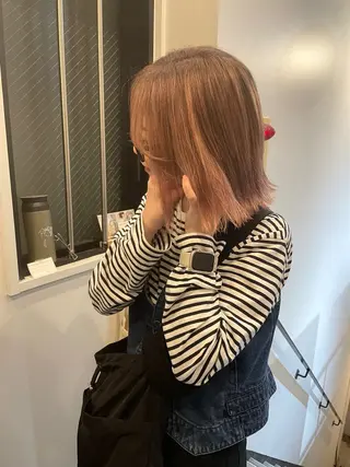 ショート カラー ボブ／パーマ指名 No. 1🍃れんとのヘアスタイル