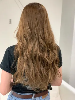 ロング カラー 松吉 純平のヘアスタイル