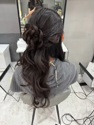 ロング ヘアセット miyuのヘアスタイル