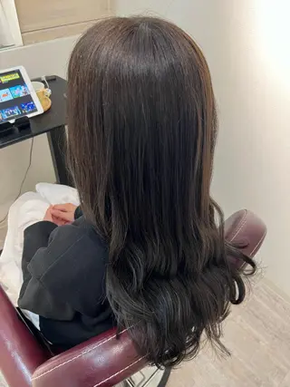 ロング カラー 🥣🫧‪艶カラー 🦋アカマ ミユ🦋のヘアスタイル