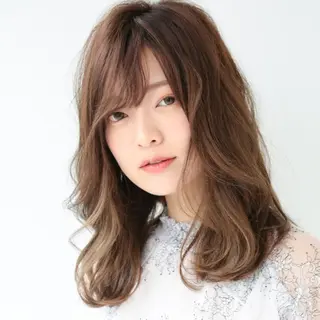 カラー ミディアム ブリーチ/ヘアケア/ 艶髪/イギチハルのヘアスタイル