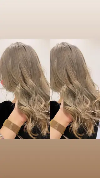 ロング カラー ヘアアレンジ 🌻Insta指名 NO.1🌻Shoのヘアスタイル