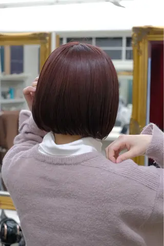 ショート カラー ウルフ/レイヤー /パーマ　ナユタのヘアスタイル