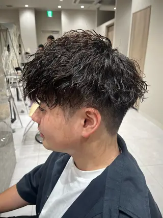 パーマ メンズ Ken 縮毛矯正/韓国風ヘアのヘアスタイル