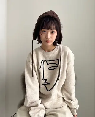 セミロング ショートモデル募集中 ヨシノヒメカのヘアスタイル