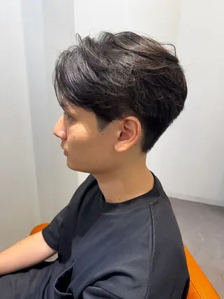 ミディアム パーマ Dxxxx III所属・女性目線の大人 メンズ*Ayakaのヘアスタイル