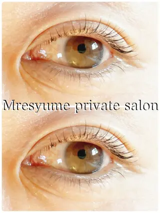 マツエク・マツパ Mresyume MAYUのマツエク・マツパデザイン