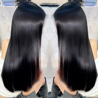 ロング HANARE by youres hair 神楽坂所属・神楽坂/縮毛矯正/ 髪質改善/香村優弥のヘアスタイル