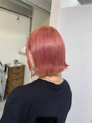 ショート カラー 髪質改善 Noe心斎橋店のヘアスタイル
