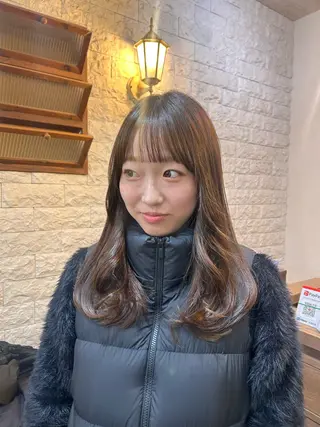 セミロング レイヤーカット🐏 mizukiのヘアスタイル