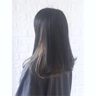 ミディアム カラー KIZU 髪質改善 オカルト怪談のヘアスタイル