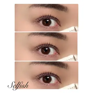マツエク・マツパ eyelashsalonSelfish所属・. Selfishのマツエク・マツパデザイン
