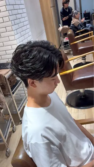 パーマ メンズ メンズ/パーマ/ 目黒/オノザトのヘアスタイル