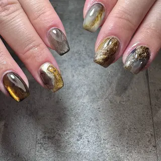 ネイル hair&make EARTH coiffure beaute 龍ケ崎店所属・tomita ayakaのネイルデザイン