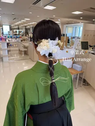 カラー ヘアアレンジ 🍒KIKUCHI KANAE🍒のヘアスタイル